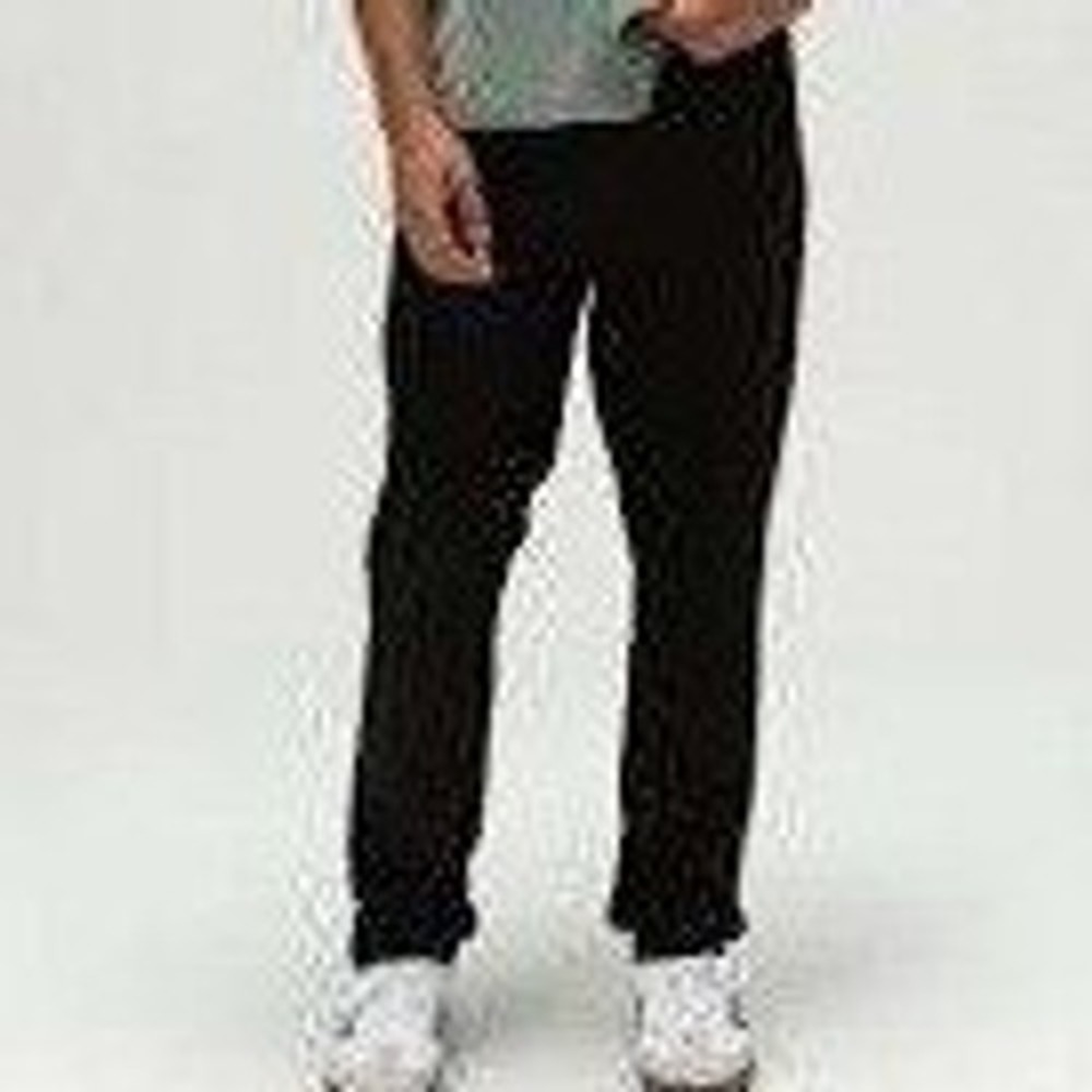 RSQ Mens Skinny Distressed Black Jeans Size 33 X 30